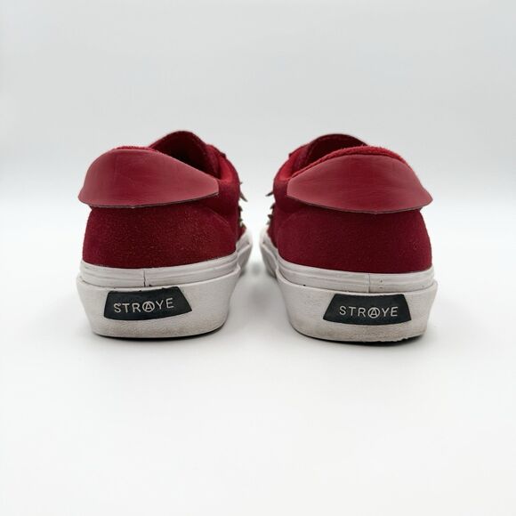 Straye Logan Flame Red Suede Skate Shoes, Men 10.5 main image 6